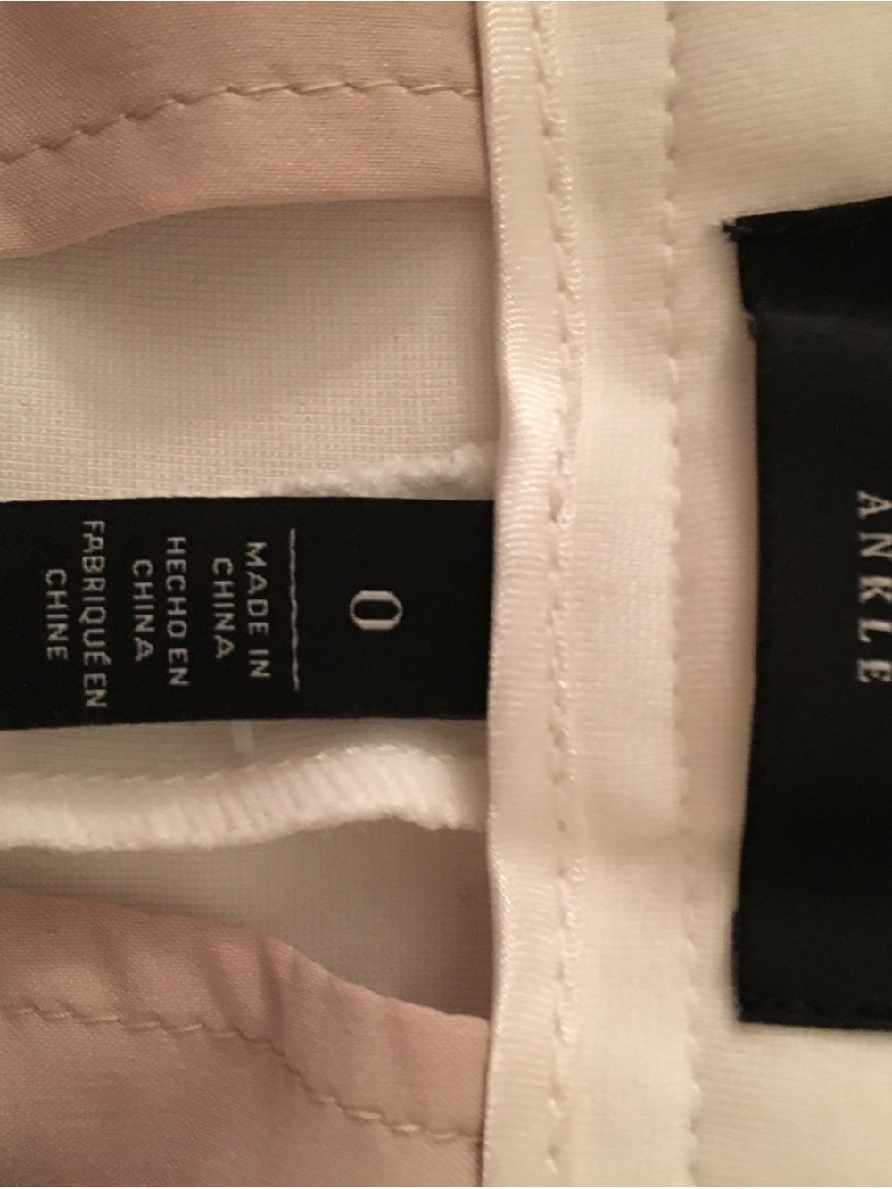 White House Black Market Women's White Double-Breasted Blazer Coat - Picture 3 of 4